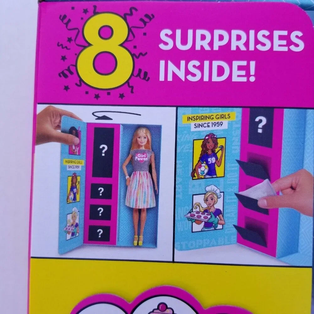 Barbie You Can Be Anything Surprise Career Doll Set Girl Power Blonde NIB